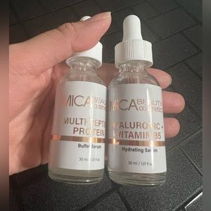 Mica Cosmetics 2 piece facial serum bundle